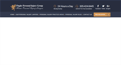 Desktop Screenshot of personal-injury-miami.com
